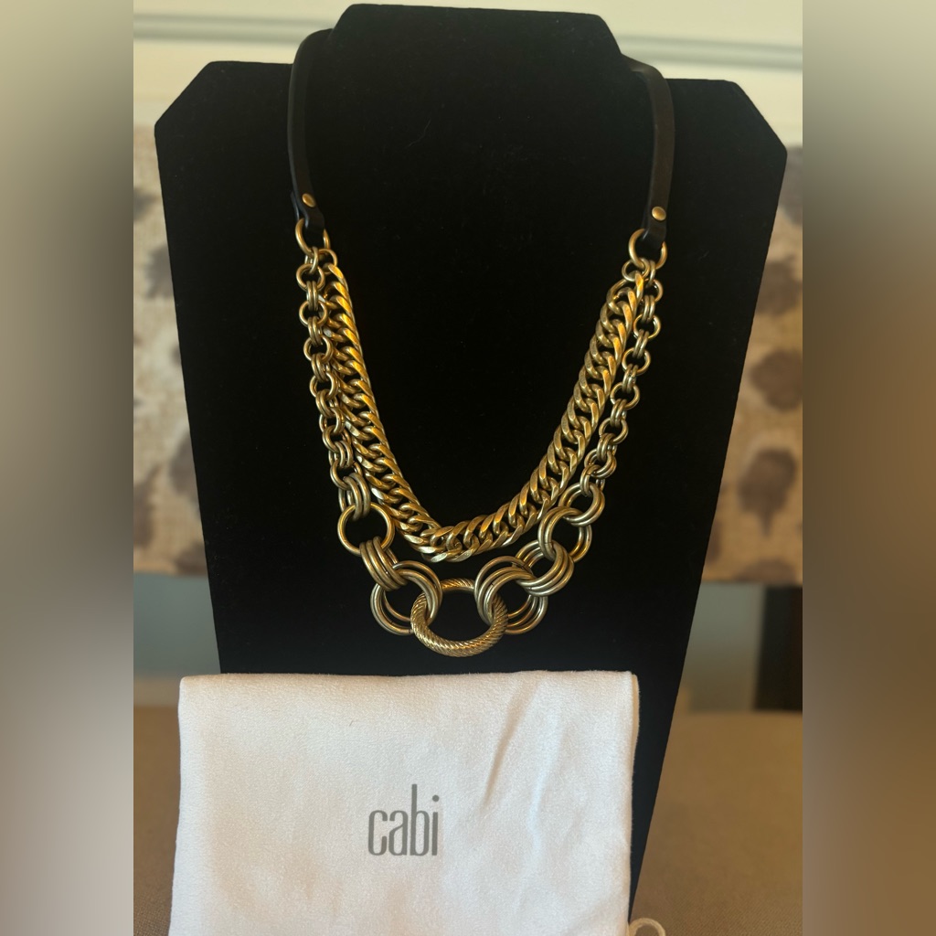 Cabi 2203 Harness Ring Necklace 30$